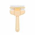 PawLunor Grooming Comb flat lay overhead on white background